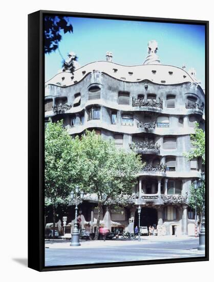 La Pedrera or Casa Mila, 1905-10-Antoni Gaudí-Framed Stretched Canvas