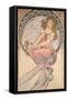 La Peinture, 1898-Alphonse Mucha-Framed Stretched Canvas