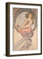 La Peinture, 1898-Alphonse Mucha-Framed Giclee Print