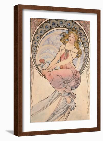 La Peinture, 1898-Alphonse Mucha-Framed Giclee Print