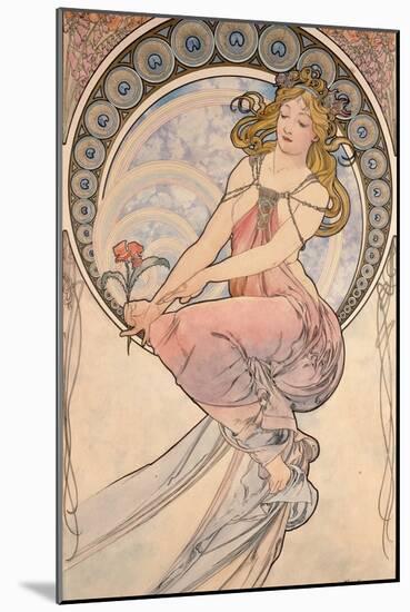 La Peinture, 1898-Alphonse Mucha-Mounted Giclee Print