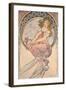 La Peinture, 1898-Alphonse Mucha-Framed Giclee Print