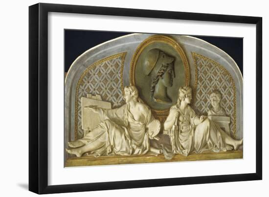 La Peinture et la Sculpture protégées par Minerve-Piat Joseph Sauvage-Framed Giclee Print