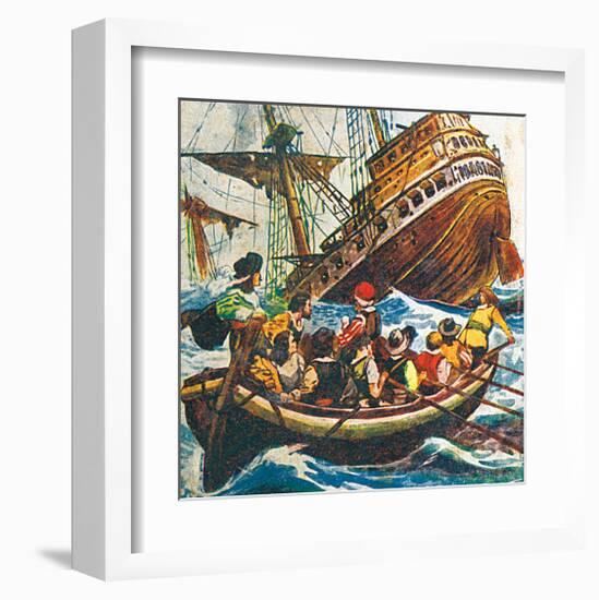 La Perte Du Peétrel-null-Framed Art Print