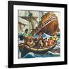 La Perte Du Peétrel-null-Framed Art Print