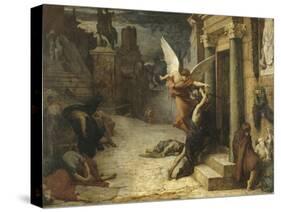 La Peste à Rome-Jules Elie Delaunay-Stretched Canvas