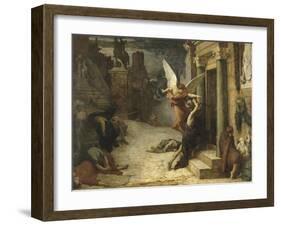 La Peste à Rome-Jules Elie Delaunay-Framed Giclee Print