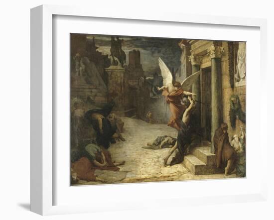 La Peste à Rome-Jules Elie Delaunay-Framed Giclee Print