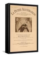 La Petit Illustration - Metropolis-null-Framed Stretched Canvas