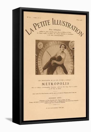 La Petit Illustration - Metropolis-null-Framed Stretched Canvas