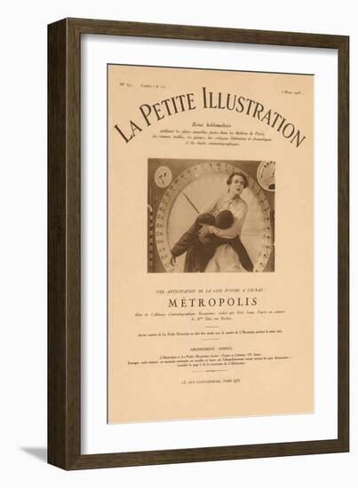 La Petit Illustration - Metropolis-null-Framed Art Print