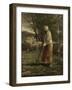 La petite berg?-Jean-François Millet-Framed Giclee Print