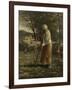 La petite berg?-Jean-François Millet-Framed Giclee Print