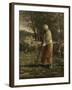 La petite berg?-Jean-François Millet-Framed Giclee Print