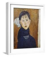 La Petite Marie, 1918-Amadeo Modigliani-Framed Giclee Print