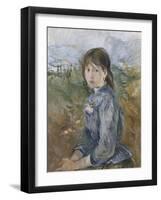 La petite niçoise, Célestine-Berthe Morisot-Framed Giclee Print