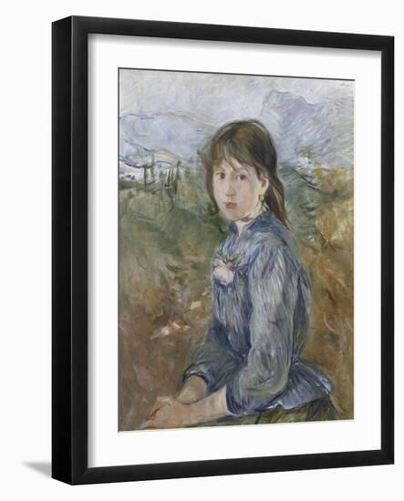 La petite niçoise, Célestine-Berthe Morisot-Framed Giclee Print