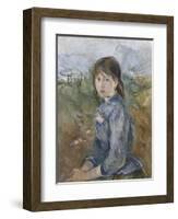 La petite niçoise, Célestine-Berthe Morisot-Framed Giclee Print