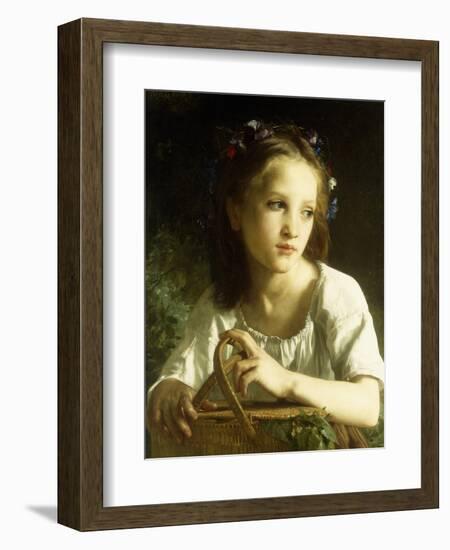 La Petite Ophelie, 1875-William Adolphe Bouguereau-Framed Giclee Print