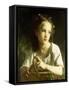 La Petite Ophelie-William Adolphe Bouguereau-Framed Stretched Canvas