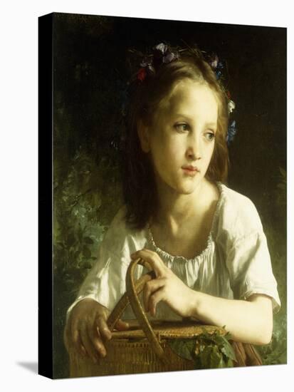 La Petite Ophelie-William Adolphe Bouguereau-Stretched Canvas