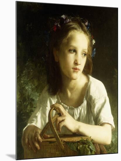 La Petite Ophelie-William Adolphe Bouguereau-Mounted Giclee Print