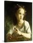 La Petite Ophelie-William Adolphe Bouguereau-Stretched Canvas
