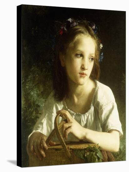 La Petite Ophelie-William Adolphe Bouguereau-Stretched Canvas