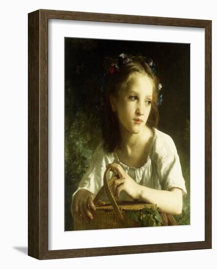 La Petite Ophelie-William Adolphe Bouguereau-Framed Giclee Print