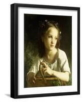 La Petite Ophelie-William Adolphe Bouguereau-Framed Giclee Print