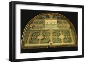 La Petraia Villa, Built for the De Medici Family, Tuscany, Italy, from Series-Giusto Utens-Framed Giclee Print