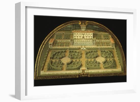 La Petraia Villa, Built for the De Medici Family, Tuscany, Italy, from Series-Giusto Utens-Framed Giclee Print