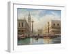 La Piazza San Marco, Venice, 1864-Salomon Corrodi-Framed Giclee Print