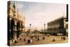 La Piazza-Canaletto-Stretched Canvas