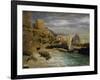 La Piccola Marina in Capri-Vittorio Benisson-Framed Giclee Print