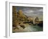 La Piccola Marina in Capri-Vittorio Benisson-Framed Giclee Print