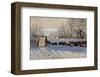 La Pie, Effet de Neige-Claude Monet-Framed Art Print