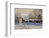 La Pie, Effet de Neige-Claude Monet-Framed Art Print