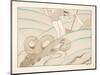 La Pieuvre from Sports & Divertissements, Pub. 1914 (Pochoir Print)-Charles Martin-Mounted Giclee Print