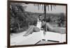 La piscine by Jacques Deray with Alain Delon and Romy Schneider, 1969 (b/w photo)-null-Framed Photo