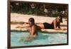 La piscine by Jacques Deray with Alain Delon and Romy Schneider, 1969 (photo)-null-Framed Photo