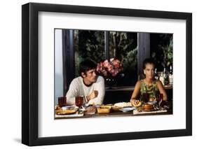 La piscine by Jacques Deray with Alain Delon and Romy Schneider, 1969 (photo)-null-Framed Photo