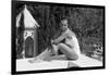 La Piscine by Jacques Deray with Romy Schneider, 1969 (b/w photo)-null-Framed Photo