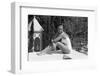 La Piscine by Jacques Deray with Romy Schneider, 1969 (b/w photo)-null-Framed Photo