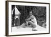 La Piscine by Jacques Deray with Romy Schneider, 1969 (b/w photo)-null-Framed Photo