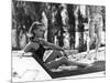 La Piscine by Jacques Deray with Romy Schneider, 1969 (chaise longue by la serie Module 400 by Roge-null-Mounted Photo