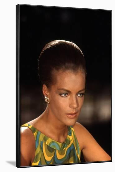 La Piscine by Jacques Deray with Romy Schneider, 1969 (photo)-null-Framed Photo