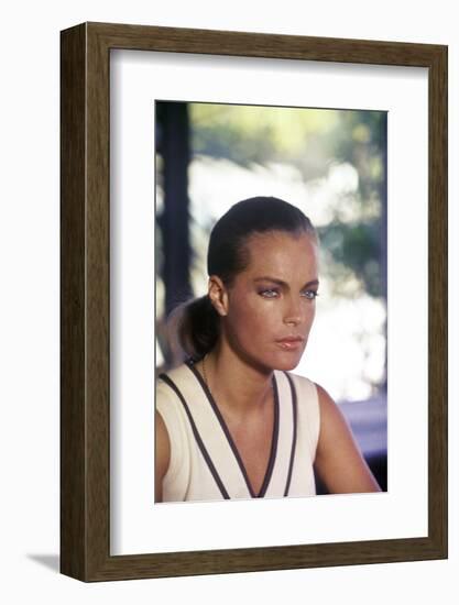 La Piscine by Jacques Deray with Romy Schneider, 1969 (photo)-null-Framed Photo