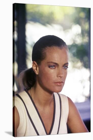 La Piscine by Jacques Deray with Romy Schneider, 1969 (photo)-null-Stretched Canvas