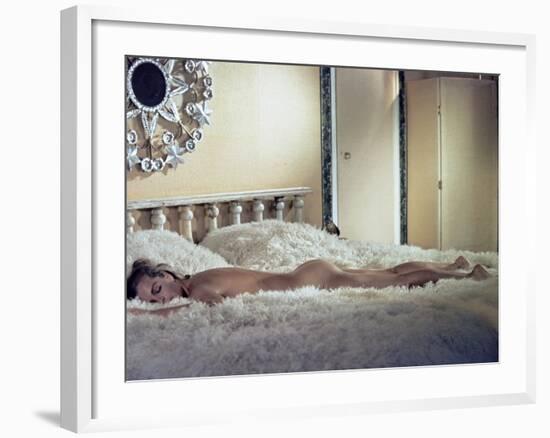 La Piscine by Jacques Deray with Romy Schneider, 1969 (photo)-null-Framed Photo